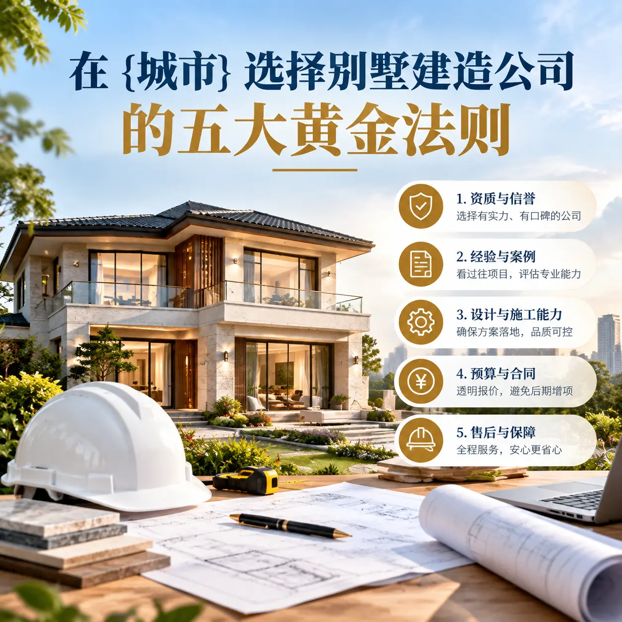 在 赤水 选择别墅建造公司的五大黄金法则