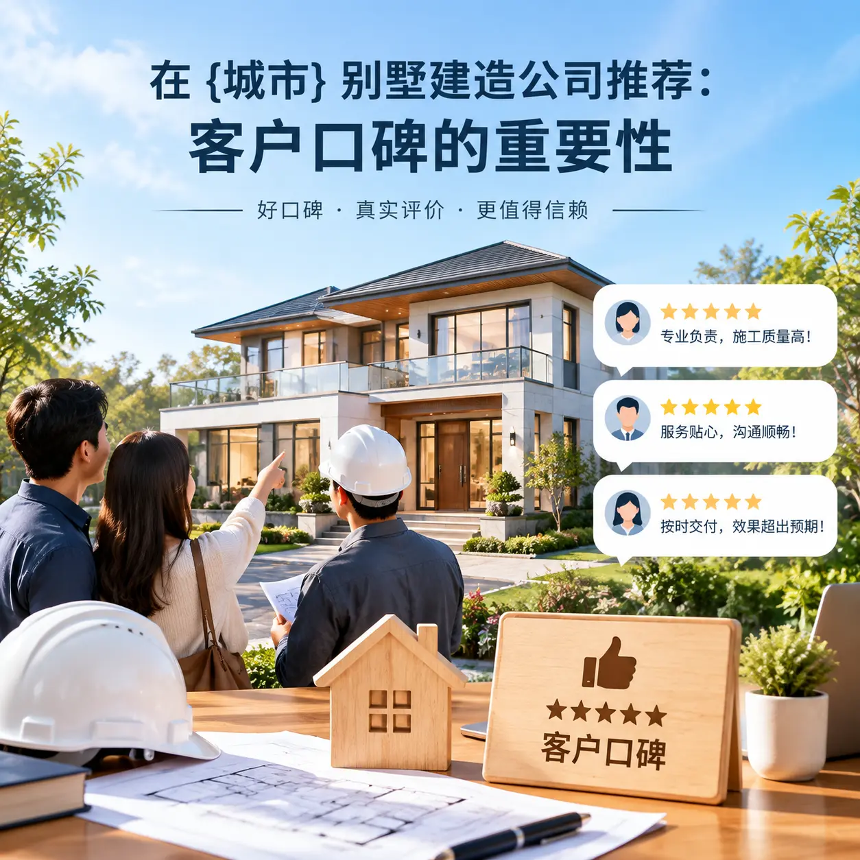 在 赤水 别墅建造公司推荐:客户口碑的重要性