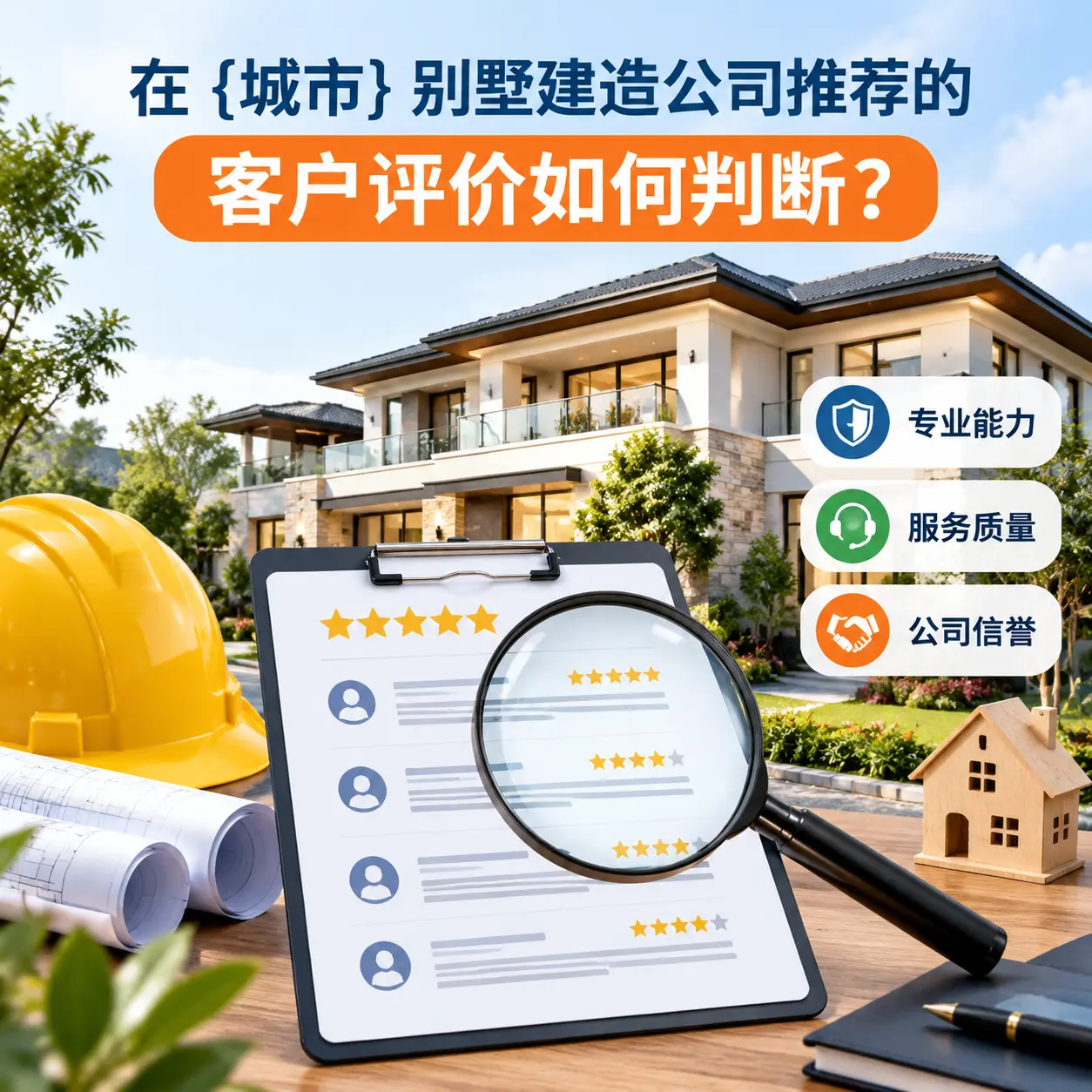 在 赤水 别墅建造公司推荐的客户评价如何判断？