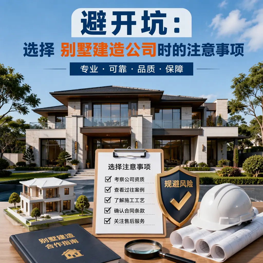 避开坑：选择 赤水 别墅建造公司时的注意事项