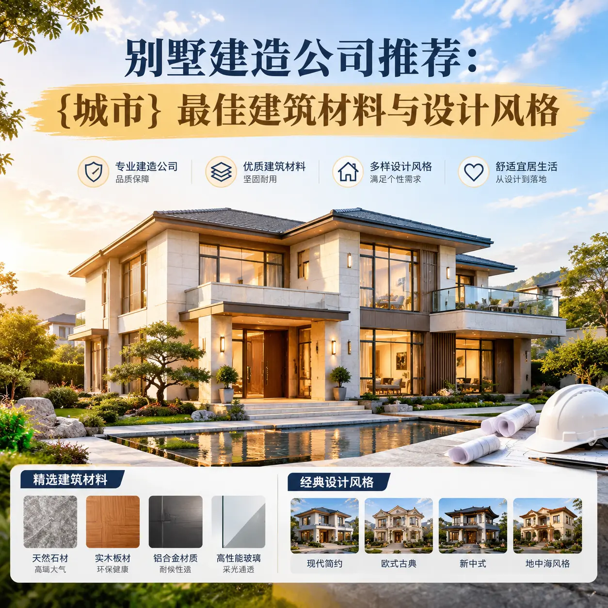 别墅建造公司推荐: 赤水 最佳建筑材料与设计风格