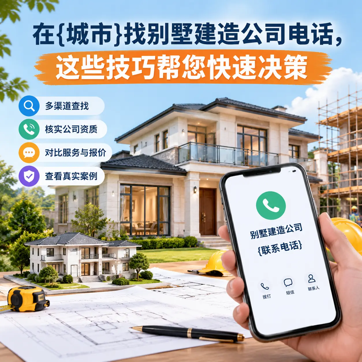 在赤水找别墅建造公司电话，这些技巧帮您快速决策