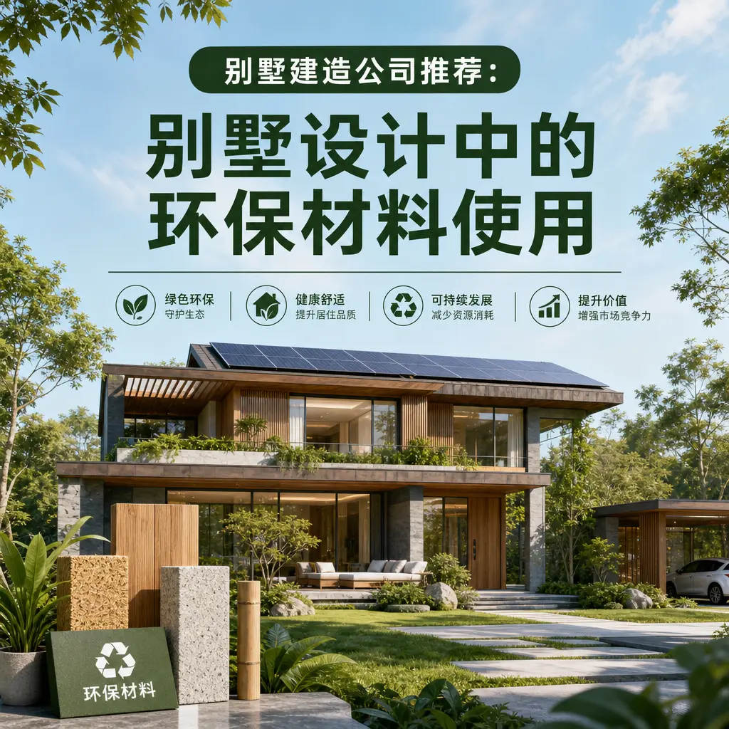 别墅建造公司推荐： 赤水 别墅设计中的环保材料使用