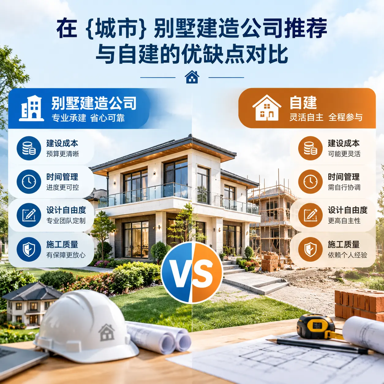 在 赤水 别墅建造公司推荐与自建的优缺点对比